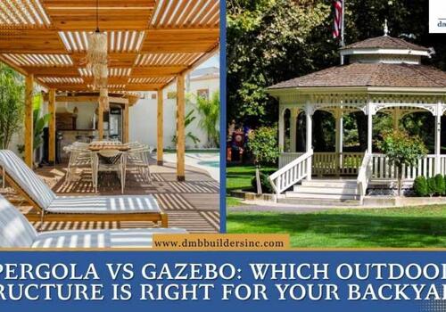 Custom Pergola Gazebo Ideas Home Improvement Louvered Pergola Outdoor Kitchens Outdoor Living Patio Design Pergola vs Gazebo Shade Structures Backyard Remodel Pergola vs Gazebo: Which Outdoor Structure is Right for Your Backyard?
