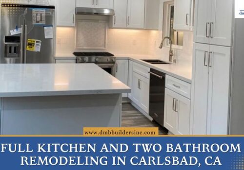 Full Kitchen and Two Bathroom Remodeling in Carlsbad CA