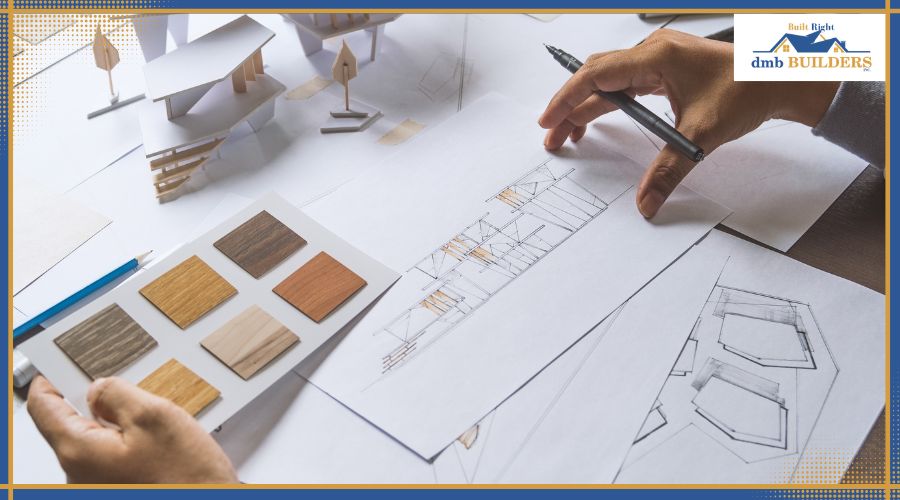 Top-down architectural blueprint of a kitchen floor plan highlighting standard measurement guidelines.