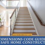 stair dimensions code A modern, well-lit residential staircase demonstrating safe and compliant stair dimensions.